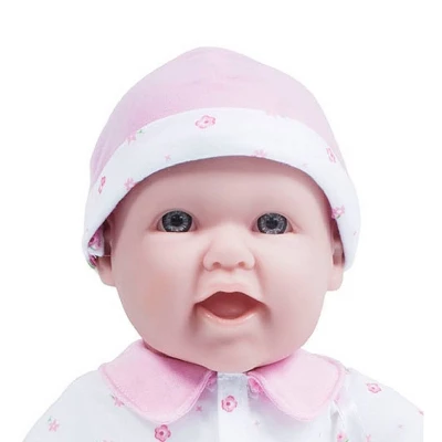 JC Toys La Baby 16" Doll - Pink Flower Outfit 3 JC Toys La Baby 16" Doll - Pink Flower Outfit
