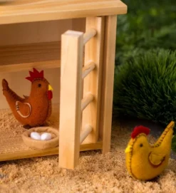 Magic Cabin - Wooden Chicken Coop And Felt Chickens Play Set Special For Kids 16 Magic Cabin - Wooden Chicken Coop And Felt Chickens Play Set Special For Kids -Best Toy Store GUEST bb1a1ec2 2c03 4e19 a2fb 72432da0db86