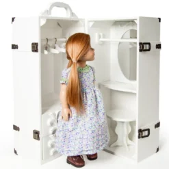 The Queen's Treasures 18 Inch Doll Furniture,Clothes Storage Trunk Case -Best Toy Store GUEST bb517558 8a9e 480f 819e 115d43730b44