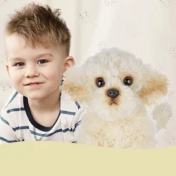 Bearington Bisquit Plush Labradoodle Stuffed Animal Puppy Dog, 13 Inch -Best Toy Store GUEST bbbb1f32 f586 4a8a aafe d0e768488056