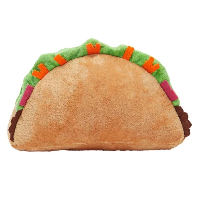 Smiley Soft Taco Stuffed Animal, Comfort Food Plush Toys For Gifts, Collectibles (Brown, 10 In) 9 Smiley Soft Taco Stuffed Animal, Comfort Food Plush Toys For Gifts, Collectibles (Brown, 10 In) - Image 7