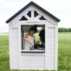 Backyard Discovery Sweetwater Playhouse - White -Best Toy Store GUEST bd2592a8 39a0 4652 a77e 71f293d3ad94