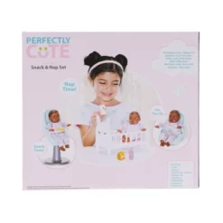 Perfectly Cute Baby Snack And Nap Set 8" Baby Doll - Brown Hair/Brown Eyes -Best Toy Store GUEST bd996175 ce27 49c6 a2cc 865a2f9e7205