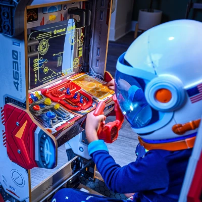 KidKraft Ultimate Spaceship Wooden Pretend Play Set With Lights Sounds And Space Projector 5 KidKraft Ultimate Spaceship Wooden Pretend Play Set With Lights Sounds And Space Projector - Image 3