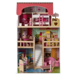 ShpilMaster Wooden Doll House With Toys And Furniture Accessories With LED Light For Ages 3+ 12 ShpilMaster Wooden Doll House With Toys And Furniture Accessories With LED Light For Ages 3+ -Best Toy Store GUEST c52d1f2e 9ff9 4ff4 9b90 6fd86f41b018