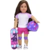 Sophia’s Skateboard, Helmet And Knee Pads Set For 18" Dolls, Multicolor -Best Toy Store GUEST c5b9d052 9c7c 4398 af6a cd39876251ed