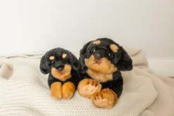 Bearington Rottweiler Dog Stuffed Animal: Black And Tan Plush Fur 15 Inches -Best Toy Store GUEST c71fd36c e283 4b3b 8cca 8bc86004dff2