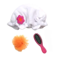 Sophia's - 18" Doll - Towel Wrap, Shower Cap, Sponge & Hairbrush Set - White 7 Sophia's - 18" Doll - Towel Wrap, Shower Cap, Sponge & Hairbrush Set - White -Best Toy Store GUEST c901b36d 6054 405e 83c3 31d4b3ca6c9f