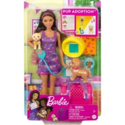 Barbie Pup Adoption Playset And Doll With Brown Hair, 2 Puppies And Color-Change -Best Toy Store GUEST cd091aa0 d558 4565 9356 719d5282c337