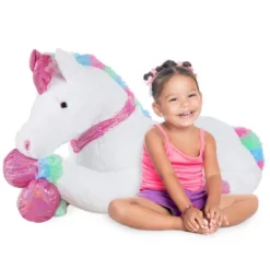 Best Choice Products 52in Kids Extra Large Plush Unicorn, Life-Size Stuffed Animal Toy W/ Rainbow Details -Best Toy Store GUEST cd72eabc 8b19 434b b781 b6a814a1c9c2