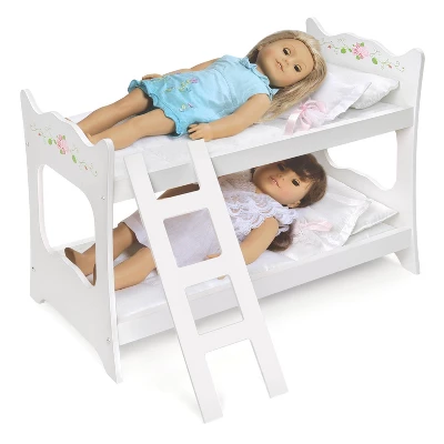 Badger Basket White Rose 18" Doll Bunk Bed 6 Badger Basket White Rose 18" Doll Bunk Bed - Image 4