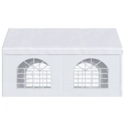 Outsunny 13ft X 16.5ft Portable Garage Party Tent With Sidewalls And Double Doors, For Parties, Wedding And Events -Best Toy Store GUEST d0395976 73b6 4ca6 af82 b33c9e4779be