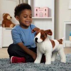 Melissa & Doug Giant Jack Russell Terrier - Lifelike Stuffed Animal Dog (over 12 Inches Tall) -Best Toy Store GUEST d79300a0 3696 4960 aed3 5329af78b25c