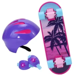 Sophia’s Skateboard, Helmet And Knee Pads Set For 18" Dolls, Multicolor -Best Toy Store GUEST d9108dff 1c3a 406e 8d39 d46b601ed493