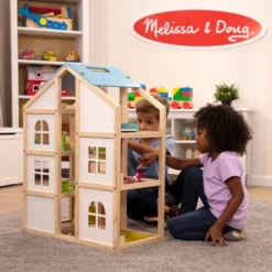 Melissa & Doug Hi-Rise Wooden Dollhouse With Furniture, Garage And Working Elevator -Best Toy Store GUEST db599fb6 76ac 4af8 b5d9 318c79c31cc6
