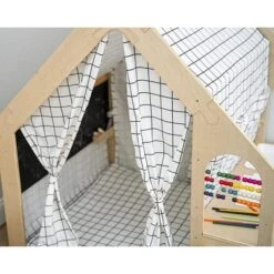 Avenlur Flair - Wooden 5 In 1 Indoor Playhouse Play Tent With Desk Table -Best Toy Store GUEST dc220040 429b 4af1 a91f 62d623d5bd22