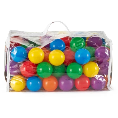Intex Small Plastic Multi-Colored Fun Ballz For Indoor And Outdoor Ball Pits Or Splash Pools With Storage Carrying Bag, (100 Pack) 6 Intex Small Plastic Multi-Colored Fun Ballz For Indoor And Outdoor Ball Pits Or Splash Pools With Storage Carrying Bag, (100 Pack) - Image 4