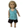 Matching Girl And Doll Size 6 Brown Short Set With Blue Top -Best Toy Store GUEST dcb03889 4705 44c5 a1bd 9d7e5cb5204a