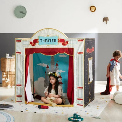Play House Theater With Microphone Tent - Wonder & Wise 3 Play House Theater With Microphone Tent - Wonder & Wise