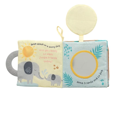 Lambs & Ivy Jungle Friends Developmental Soft Book & Elephant Plush Toy Gift Set 8 Lambs & Ivy Jungle Friends Developmental Soft Book & Elephant Plush Toy Gift Set - Image 6