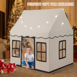 Costway Kids Play Castle Tent Large Playhouse Toys Gifts W/ Star Lights Washable Mat -Best Toy Store GUEST e108d25a c9f8 413b 8e36 0c4020532864