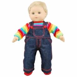 The Queen's Treasures 15 Inch Doll Clothes Rainbow Tee Shirt And Overalls 8 The Queen's Treasures 15 Inch Doll Clothes Rainbow Tee Shirt And Overalls -Best Toy Store GUEST e2326878 5df0 435f 99cd 69748f5fdc66