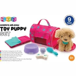 Plush Stuffed Puppy Dog 9 PCS Set For Baby Doll Accessories Fits For 18’’ American Girl Dolls - Play22Usa -Best Toy Store GUEST e2ee1115 8d1a 4590 bb71 c87f752fca56