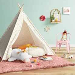 Gold Foil Star Kids' Tent - Pillowfort™