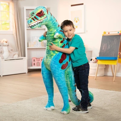 Melissa & Doug Jumbo T-Rex Dinosaur - Lifelike Stuffed Animal (over 4 Feet Tall) 6 Melissa & Doug Jumbo T-Rex Dinosaur - Lifelike Stuffed Animal (over 4 Feet Tall) - Image 4