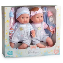 JC Toys Berenguer Boutique Twins 15" Soft Body Baby Doll Open/Close Eyes -Best Toy Store GUEST e7c8562f 2020 452a 93ad 8009bcfb2500