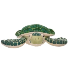 Wild Republic Cuddlekins Mini Green Sea Turtle Stuffed Animal, 8 Inches