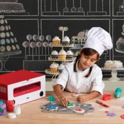 FAO Schwarz Make-Believe Bakery Oven Cookie Decorating Clay Play Set