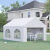 Outsunny 13ft X 16.5ft Portable Garage Party Tent With Sidewalls And Double Doors, For Parties, Wedding And Events 1 Outsunny 13ft X 16.5ft Portable Garage Party Tent With Sidewalls And Double Doors, For Parties, Wedding And Events -Best Toy Store GUEST eab00831 b58b 475f 9dfb 053120c8220b