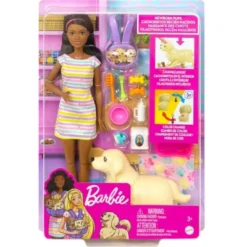 Barbie Doll Newborn Pups Playset - Brunette Hair -Best Toy Store GUEST ef860a94 9b29 4b7c b4af 78d897f188a4