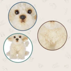 Bearington Bisquit Plush Labradoodle Stuffed Animal Puppy Dog, 13 Inch -Best Toy Store GUEST f1133861 d138 479b 9e3c 11e7ee758a24