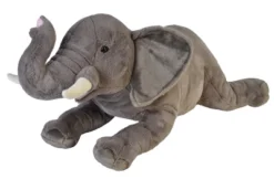 Wild Republic Cuddlekins Jumbo African Elephant Stuffed Animal, 30 Inches