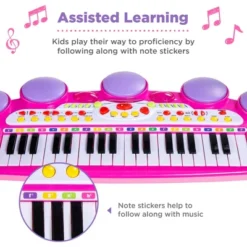 Best Choice Products 37-Key Kids Electronic Piano Keyboard W/ Multiple Sounds, Lights Microphone, Stool -Best Toy Store GUEST f9305981 35d0 45a0 86ff a5997e13ff0d