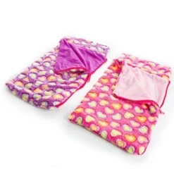 The Queen's Treasures Set Of Two Pink & Purple 18 Inch Doll Sleeping Bags -Best Toy Store GUEST fb79c1c1 4cf0 4fcc b5bd 7d23d6c5301e