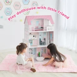 Teamson Kids 'Wonderland' Children's 2 In 1 Doll House & Play Kitchen TD-12515P -Best Toy Store GUEST fe3a37f1 2d00 4e57 a0dc f4bb8c22d866