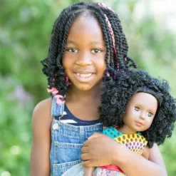 Ikuzi Dolls Multi Colored Dress Doll With Black Hair 18" Fashion Doll -Best Toy Store GUEST fe82c15d 6658 4ecd a889 845d4ce56e68