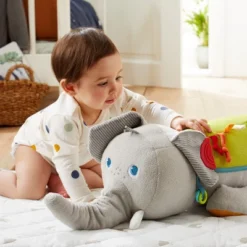 HABA Discovery Elephant - Oversized Plush Sensory Activity Toy For Baby Nursery's - Ages 6 Months + -Best Toy Store GUEST febbca52 f4c5 4580 9b31 7f46b84ca3a5